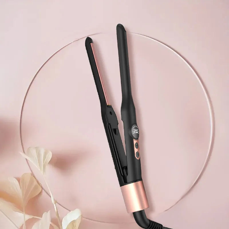 Mini Pencil Flat Iron – Small Flat Iron for Short Hair, Beard & Pixie Cut Styling - ZOOMNSTORE