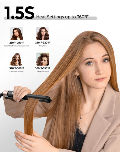 Mini Pencil Flat Iron – Small Flat Iron for Short Hair, Beard & Pixie Cut Styling - ZOOMNSTORE