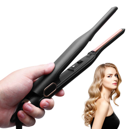 Mini Pencil Flat Iron – Small Flat Iron for Short Hair, Beard & Pixie Cut Styling - ZOOMNSTORE