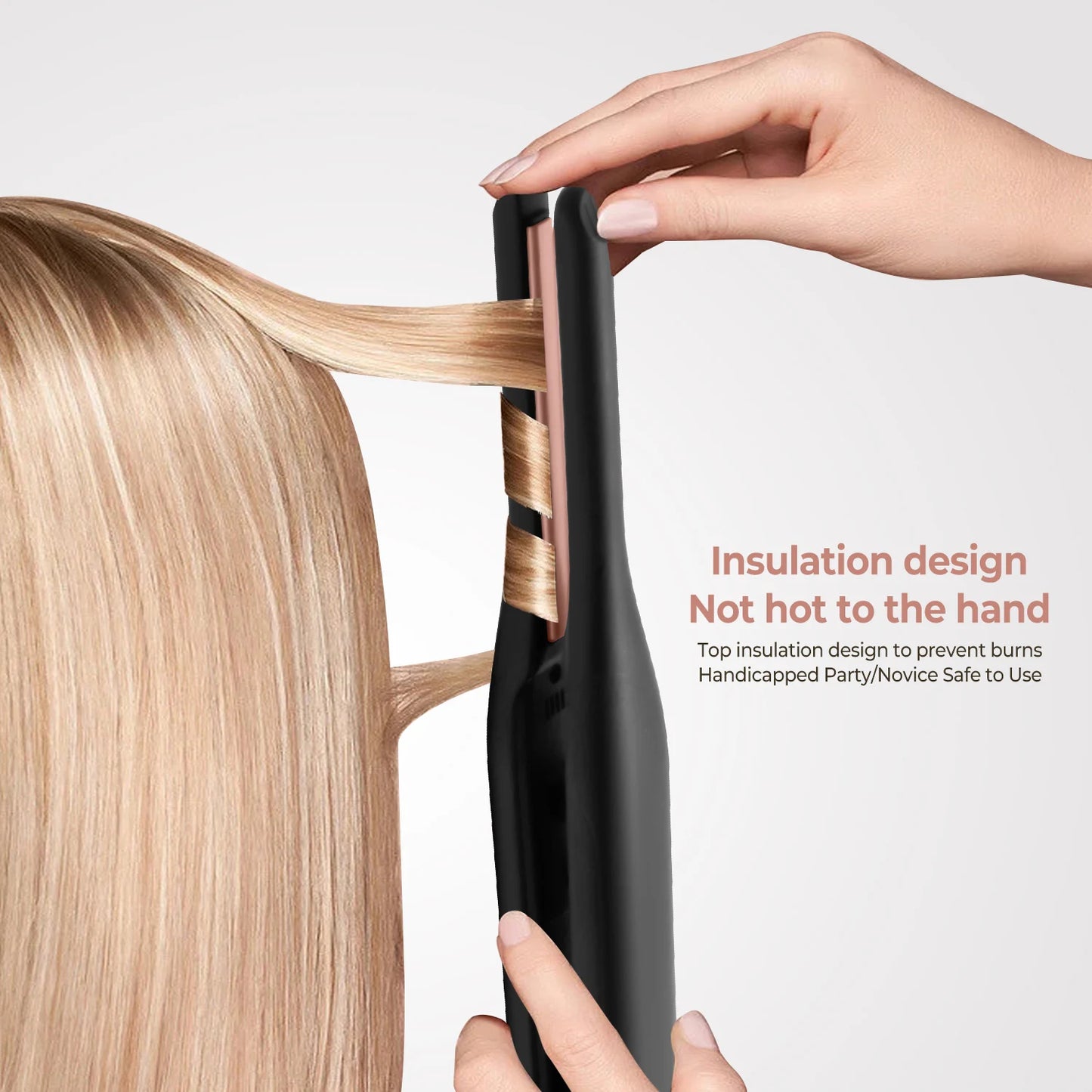 Mini Pencil Flat Iron – Small Flat Iron for Short Hair, Beard & Pixie Cut Styling - ZOOMNSTORE