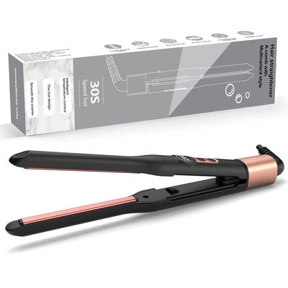 Mini Pencil Flat Iron – Small Flat Iron for Short Hair, Beard & Pixie Cut Styling - ZOOMNSTORE