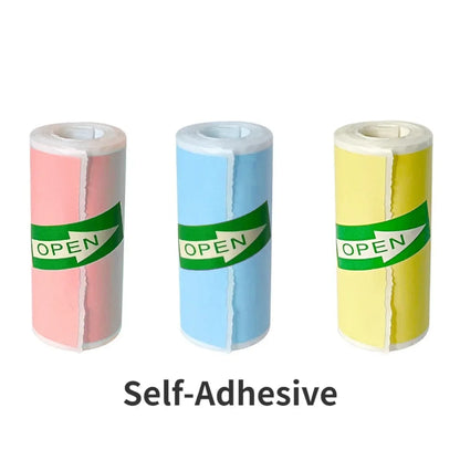 Mini Printer Sticker Paper - Thermal Self-Adhesive Rolls for T02M02 25x57mm Paperang - ZOOMNSTORE