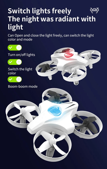 Mini RC Drone - 4CH Headless Mode Quadcopter with 360 Flip for Kids - ZOOMNSTORE
