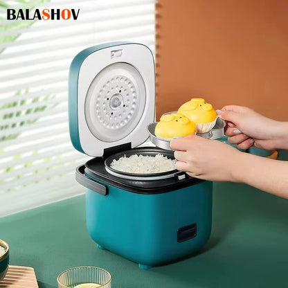 Mini Electric Rice Cooker 12L - Automatic Steamer for 1-2 People - ZOOMNSTORE