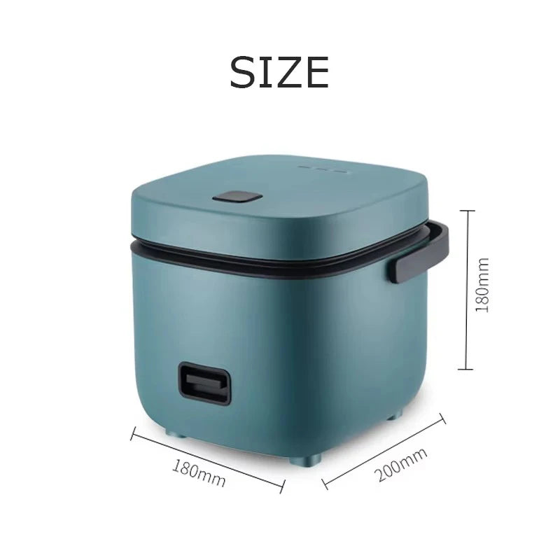 Mini Electric Rice Cooker 12L - Automatic Steamer for 1-2 People - ZOOMNSTORE