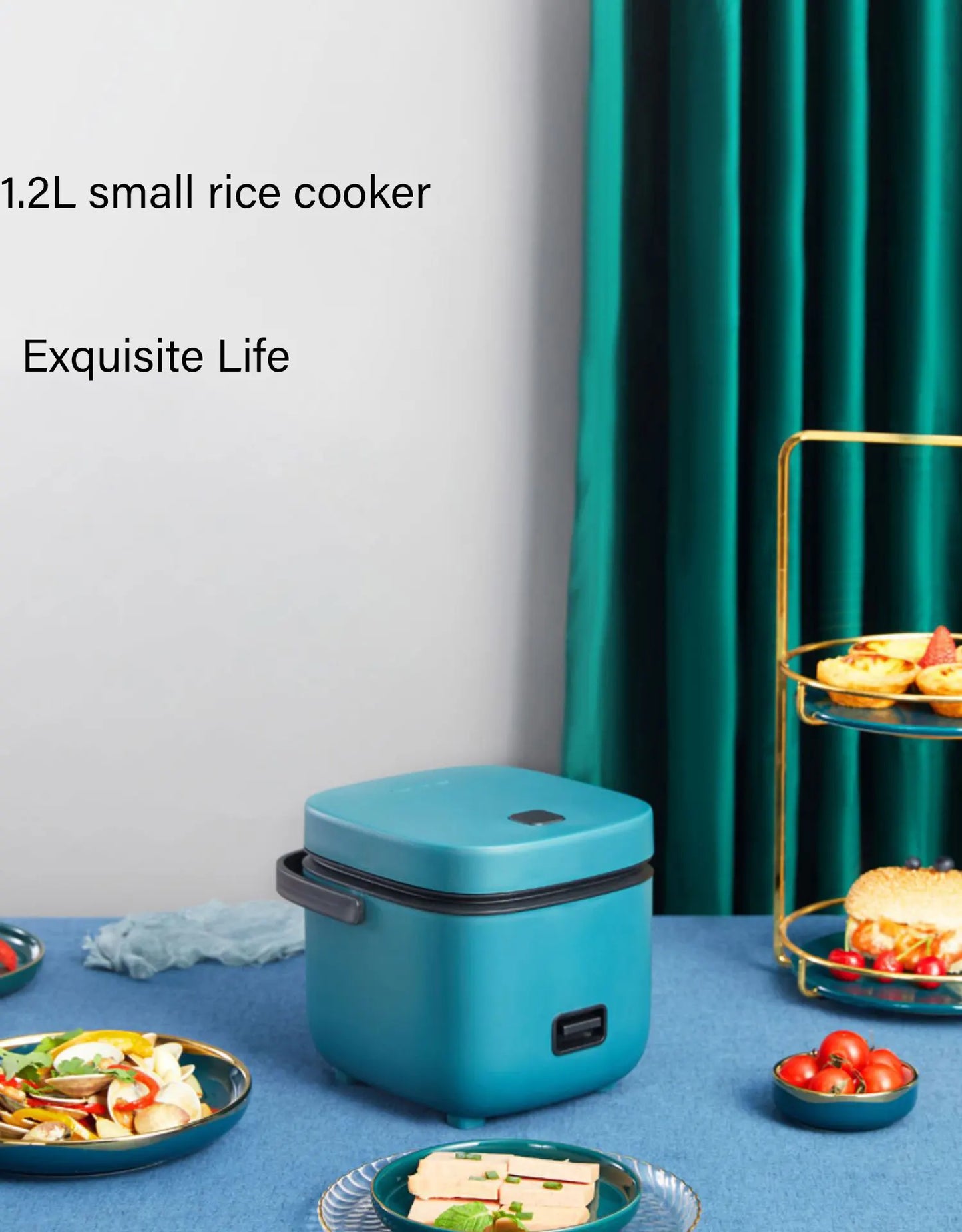 Mini Electric Rice Cooker 12L - Automatic Steamer for 1-2 People - ZOOMNSTORE