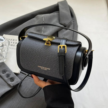 Mini Square Crossbody Bag - Luxury Designer Handbag Box Shape Satchel - ZOOMNSTORE