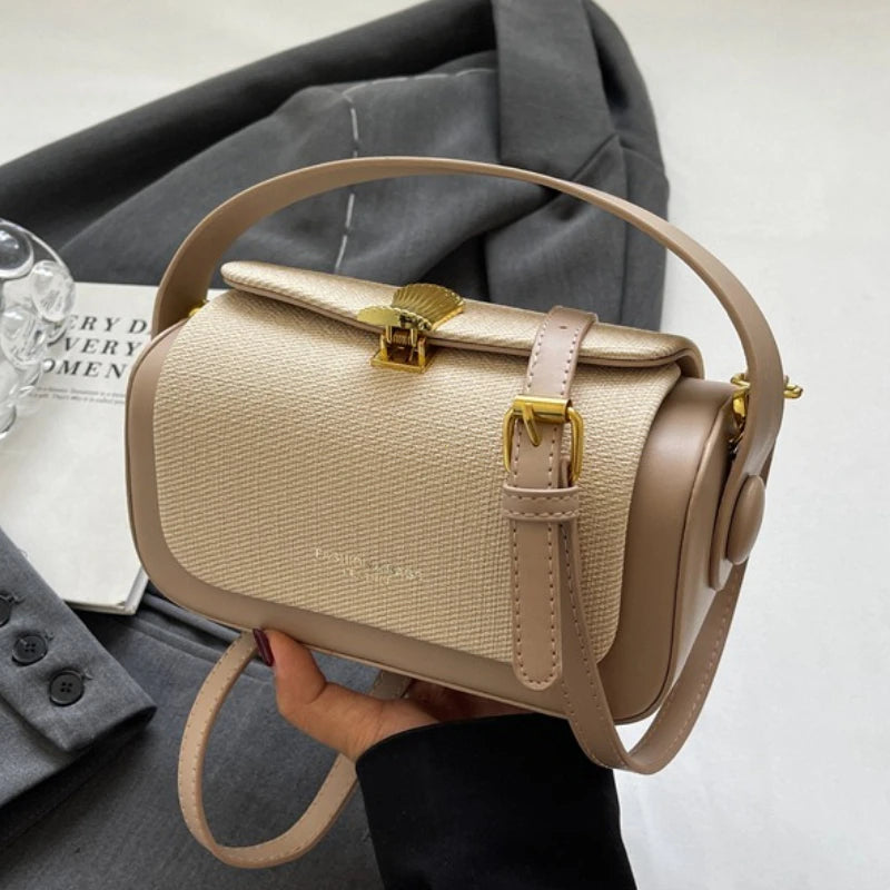 Mini Square Crossbody Bag - Luxury Designer Handbag Box Shape Satchel - ZOOMNSTORE