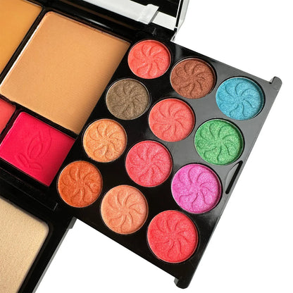 Mini Travel Makeup Palette Kit - 37 Colors Eyeshadow Blush  Lipstick Set - ZOOMNSTORE