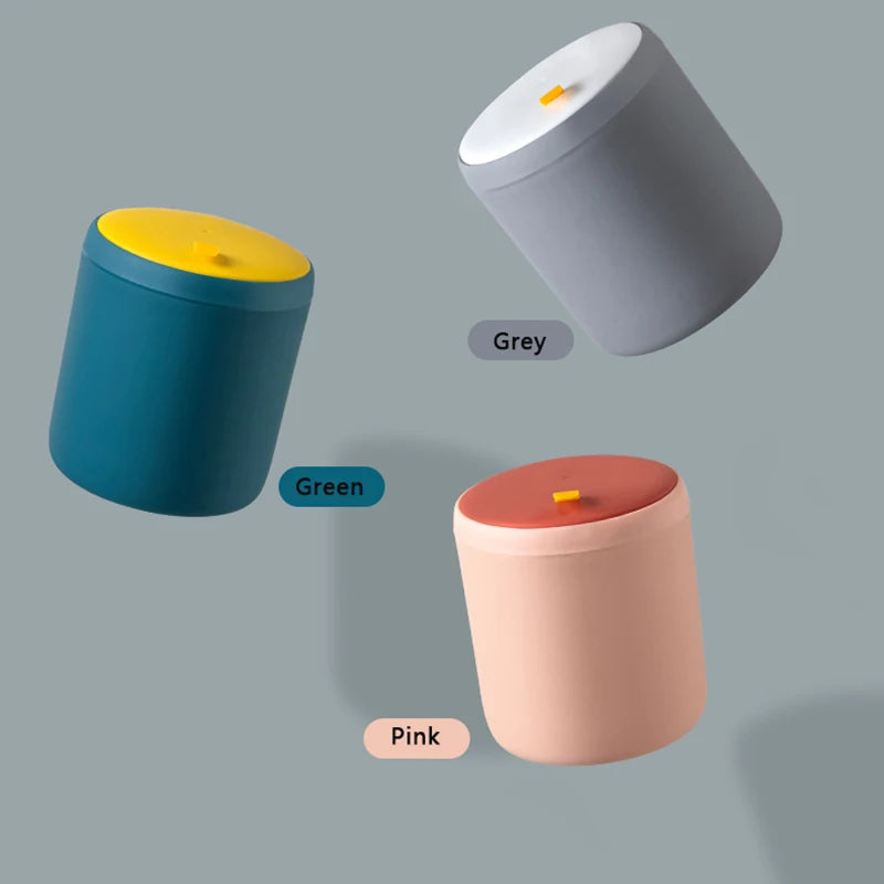 Mini Desktop Trash Can - Plastic Office Waste Bin Organizer - ZOOMNSTORE