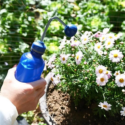 Mini Watering Can - 450 Ml Durable Plastic Garden Can With Watering Ball Shower - ZOOMNSTORE