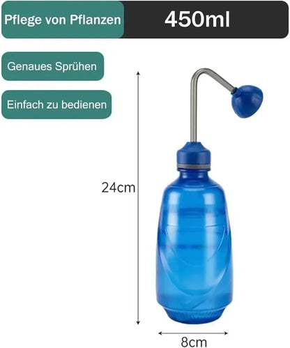 Mini Watering Can - 450 Ml Durable Plastic Garden Can With Watering Ball Shower - ZOOMNSTORE