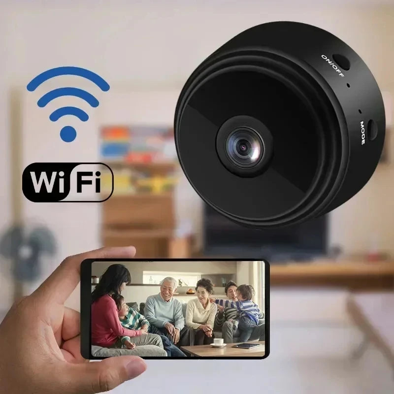 Mini WiFi HD Surveillance Camera - Smart Home Security Monitor - ZOOMNSTORE
