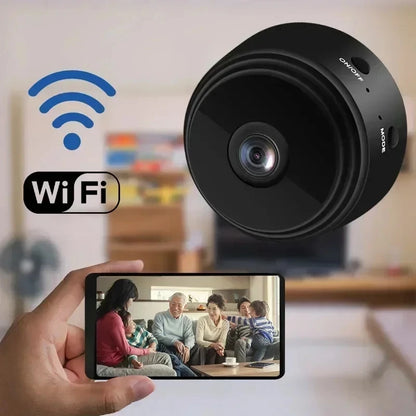 Mini WiFi HD Surveillance Camera - Smart Home Security Monitor - ZOOMNSTORE