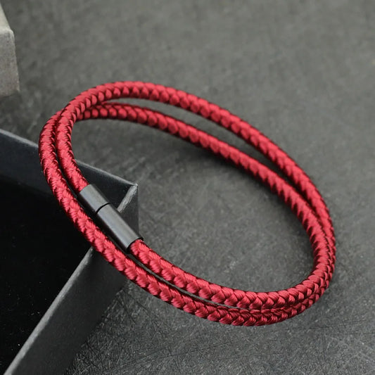 Minimalist Mens Survival Bracelet - Handmade Nautical Bangle - ZOOMNSTORE