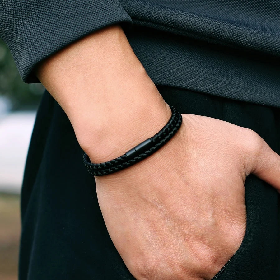 Minimalist Mens Survival Bracelet - Handmade Nautical Bangle - ZOOMNSTORE