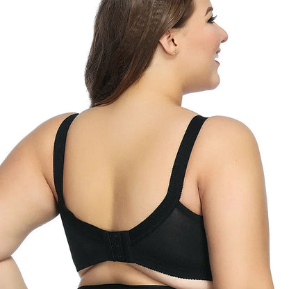 Minimizer Bras Large Size - Wireless Full Coverage Lace Bralette Women’s Adjustable Strap Bra - ZOOMNSTORE