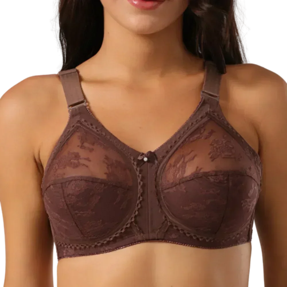 Minimizer Bras Large Size - Wireless Full Coverage Lace Bralette Women’s Adjustable Strap Bra - ZOOMNSTORE