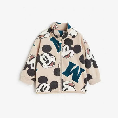 Minnie Mouse Baby Girls Jacket - Cartoon Disney Autumn Outerwear - ZOOMNSTORE