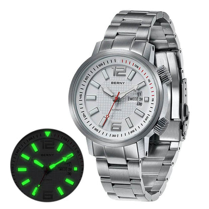 Miyota 8205 20ATM Diver Automatic Mechanical Watch Men Sport Luminous Sapphire Waterproof Wristwatch Swimming Self Winding Watch - ZOOMNSTORE