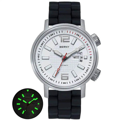 Miyota 8205 20ATM Diver Automatic Mechanical Watch Men Sport Luminous Sapphire Waterproof Wristwatch Swimming Self Winding Watch - ZOOMNSTORE