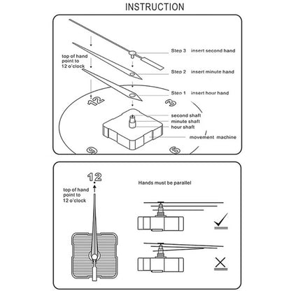 Modern 3D Large Wall Clock - Retro Roman Numerals Silent Metal Decoration - ZOOMNSTORE