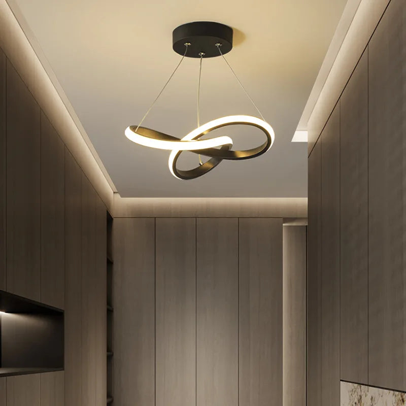 Modern Aisle Chandelier - Dimmable LED Corridor Ceiling Light | Iron Body Fixture - ZOOMNSTORE