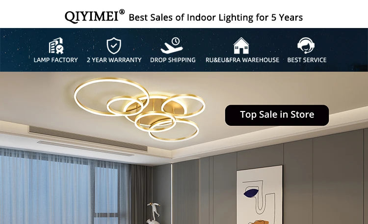 Modern Aisle Chandelier - Dimmable LED Corridor Ceiling Light | Iron Body Fixture - ZOOMNSTORE
