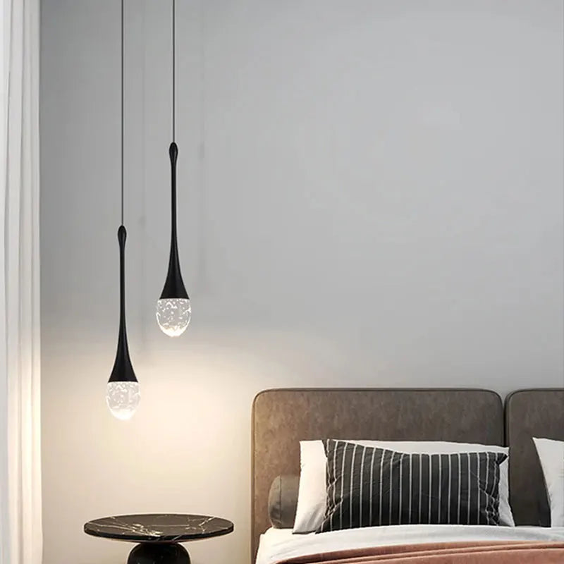 Modern Bubble Crystal Pendant Light - Indoor Hanging Lamp for Kitchen Dining Living Room Bar Cafe Decor - ZOOMNSTORE
