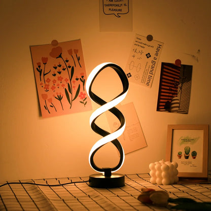 Modern Desk Lamp - USB Powered Aluminum LED with Three Color Lighting & Dimmable Switch - ZOOMNSTORE