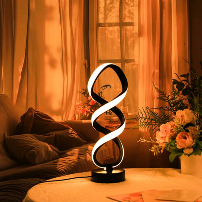 Modern Desk Lamp - USB Powered Aluminum LED with Three Color Lighting & Dimmable Switch - ZOOMNSTORE