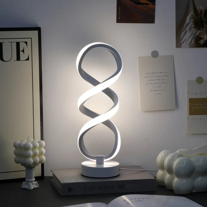 Modern Desk Lamp - USB Powered Aluminum LED with Three Color Lighting & Dimmable Switch - ZOOMNSTORE