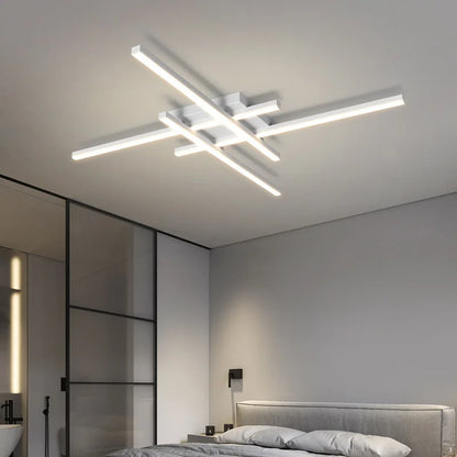 Modern LED Ceiling Light - Minimalist Long Line Indoor Lamp for Bedroom Living Room Hotel and Study - ZOOMNSTORE