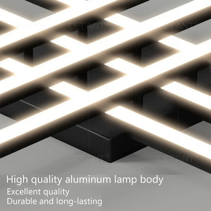 Modern LED Ceiling Light - Minimalist Long Line Indoor Lamp for Bedroom Living Room Hotel and Study - ZOOMNSTORE