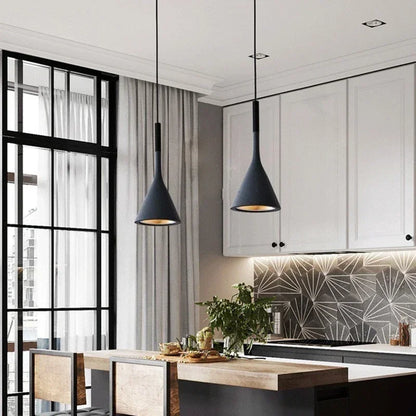 Modern LED Pendant Light - White E27 Chandelier for Kitchen and Dining Room - ZOOMNSTORE