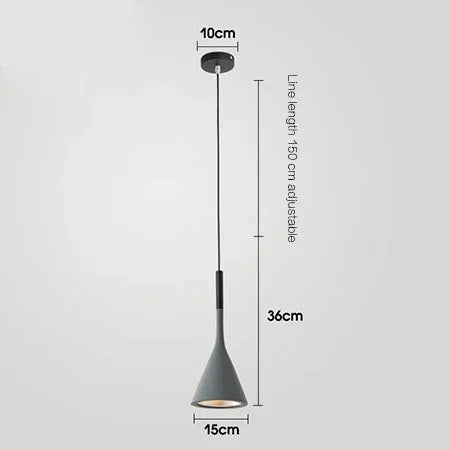 Modern LED Pendant Light - White E27 Chandelier for Kitchen and Dining Room - ZOOMNSTORE