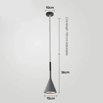 Modern LED Pendant Light - White E27 Chandelier for Kitchen and Dining Room - ZOOMNSTORE