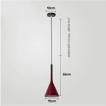 Modern LED Pendant Light - White E27 Chandelier for Kitchen and Dining Room - ZOOMNSTORE