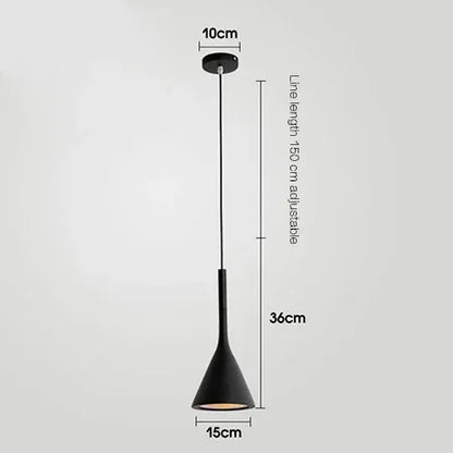 Modern LED Pendant Light - White E27 Chandelier for Kitchen and Dining Room - ZOOMNSTORE