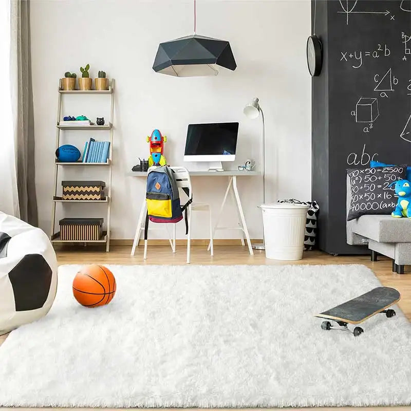 Modern Living Room Rug – Large Size Nordic Style Polyester Area Carpet Mat - ZOOMNSTORE