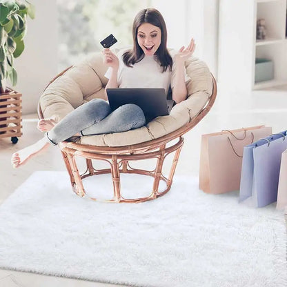 Modern Living Room Rug – Large Size Nordic Style Polyester Area Carpet Mat - ZOOMNSTORE