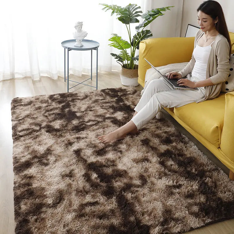 Modern Living Room Rug – Large Size Nordic Style Polyester Area Carpet Mat - ZOOMNSTORE