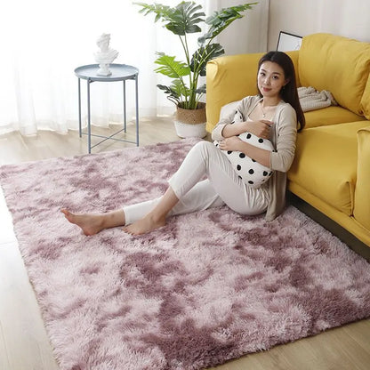 Modern Living Room Rug – Large Size Nordic Style Polyester Area Carpet Mat - ZOOMNSTORE