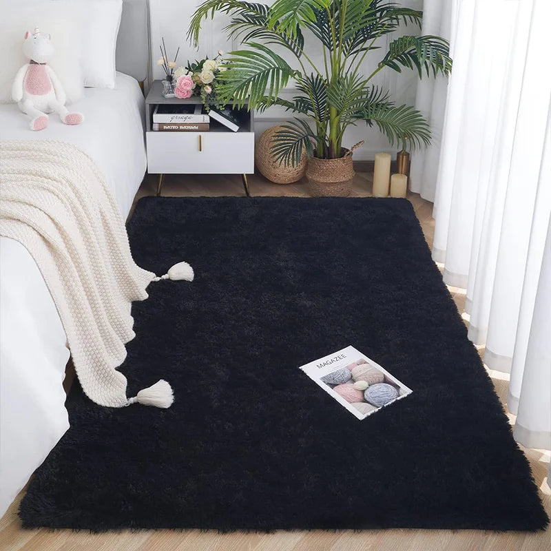 Modern Living Room Rug – Large Size Nordic Style Polyester Area Carpet Mat - ZOOMNSTORE