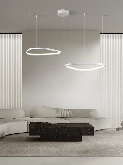 Modern Pendant Lamp – Nordic Modern Lighting | Forged Iron Fixture, Black Lampshade - ZOOMNSTORE