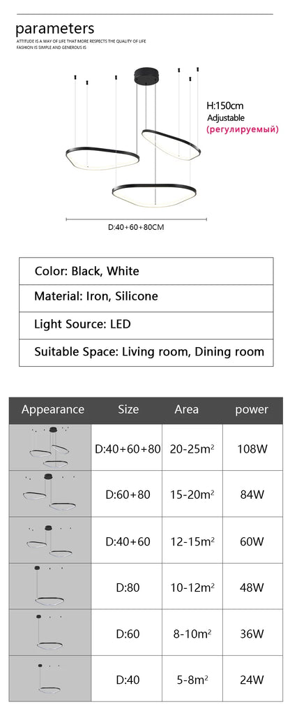 Modern Pendant Lamp – Nordic Modern Lighting | Forged Iron Fixture, Black Lampshade - ZOOMNSTORE