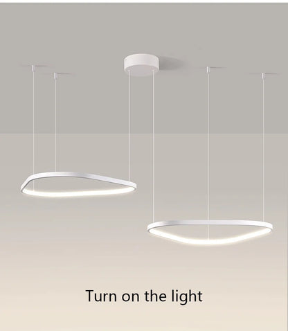 Modern Pendant Lamp – Nordic Modern Lighting | Forged Iron Fixture, Black Lampshade - ZOOMNSTORE