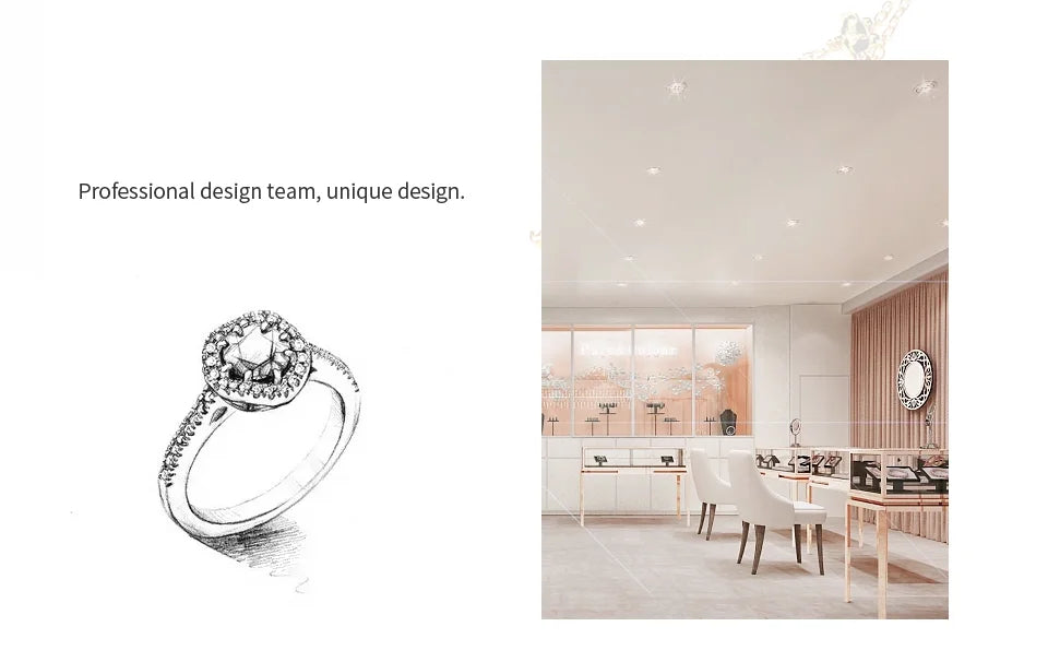 Moissanite Stud Earrings - 0.5 Carat D Color 925 Sterling Silver Sparkling Ear Studs - ZOOMNSTORE