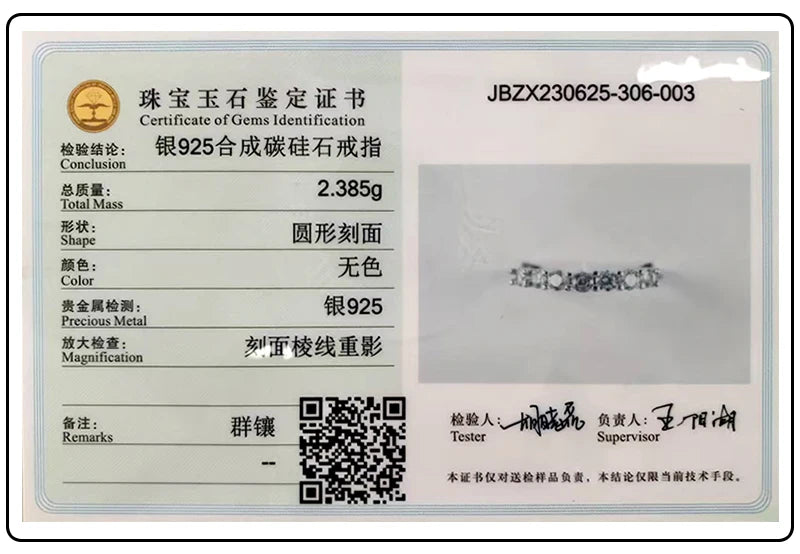 Moissanite Wedding Ring – 925 Silver Sterling Band With Sparkling Tension Setting - ZOOMNSTORE