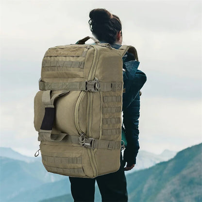 Molle Tactical Backpack - 30L50L80L Outdoor Mountaineering Bag for Hiking  Camping - ZOOMNSTORE